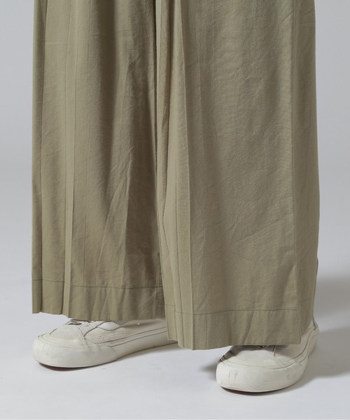 AVIREX（アヴィレックス）の「BOX PLEATS RELAX PANTS/ボックスプリーツ リラックスパンツ（その他パンツ・レディース・ピンク/ミント/ブラック/オリーブ・F）」の21枚目の写真