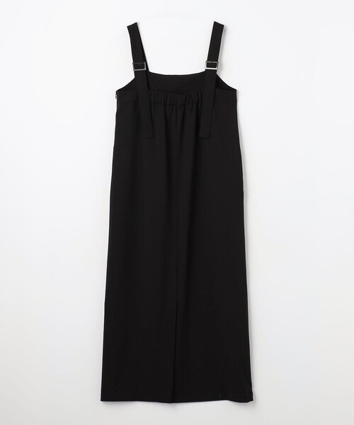 CITEN（シテン）の「＜CITEN＞Iラインワイドストラップワンピース（ジャンパースカート・レディース・ブラック/ダークグレー・FREE）」の18枚目の写真