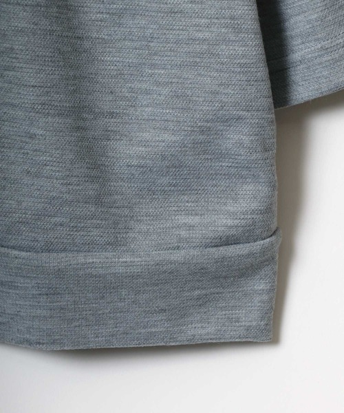 ANPAS（アンパス）の「HighFunction Three-Quarter Sleeve Color Zip Hoodie/速乾 UVカット 接触冷感 フルジップ パーカー 7分袖 メンズ レディース（パーカー・メンズ・ネイビー/ブラック/グレー・M/L/LL）」の6枚目の写真