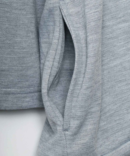 ANPAS（アンパス）の「HighFunction Three-Quarter Sleeve Color Zip Hoodie/速乾 UVカット 接触冷感 フルジップ パーカー 7分袖 メンズ レディース（パーカー・メンズ・ネイビー/ブラック/グレー・M/L/LL）」の4枚目の写真