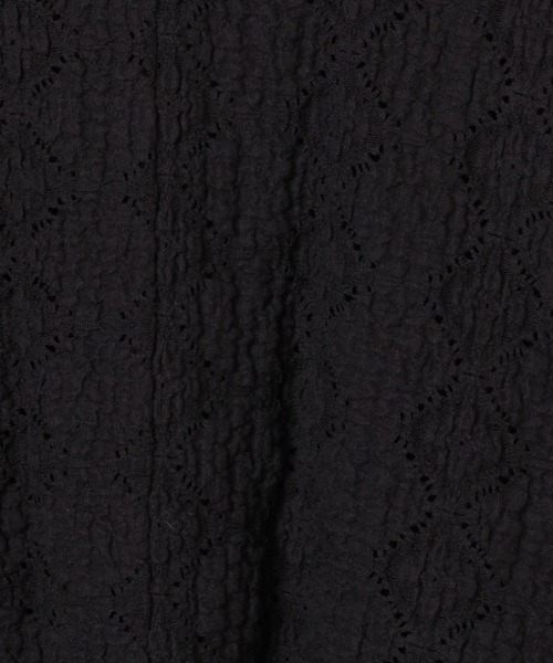 LEPSIM(レプシィム)の「総レースショートプルオーバー 323428(Tシャツ/カットソー・レディース・ブラック/オフホワイト/マスタード・FREE)」の10枚目の写真
