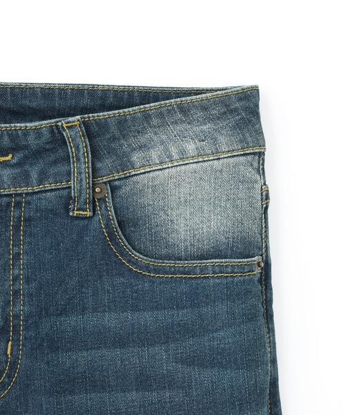 X-girl（エックスガール）の「BUTTERFLY POCKET SKINNY DENIM PANTS（デニムパンツ・レディース・グレー/インディゴブルー・XS/S/M）」の19枚目の写真