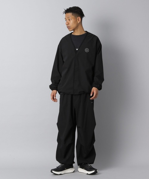 NUMERALS(ヌメラルズ)の「【NUMERALS】ライトシェルシャツカーディガン(カーディガン/ボレロ・メンズ・ブラック/カーキ・LARGE/MEDIUM)」の7枚目の写真