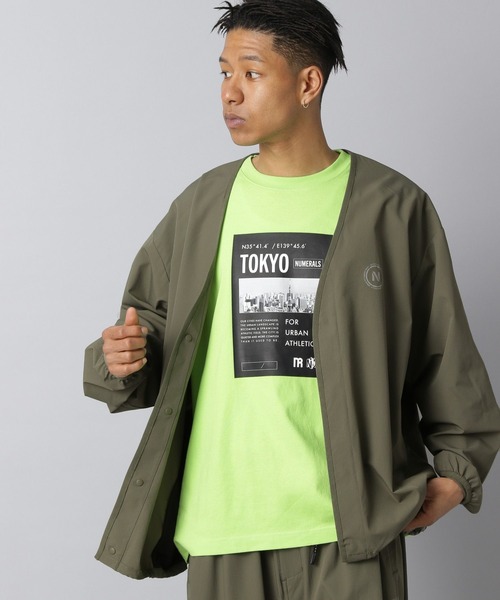 NUMERALS(ヌメラルズ)の「【NUMERALS】ライトシェルシャツカーディガン(カーディガン/ボレロ・メンズ・ブラック/カーキ・LARGE/MEDIUM)」の13枚目の写真