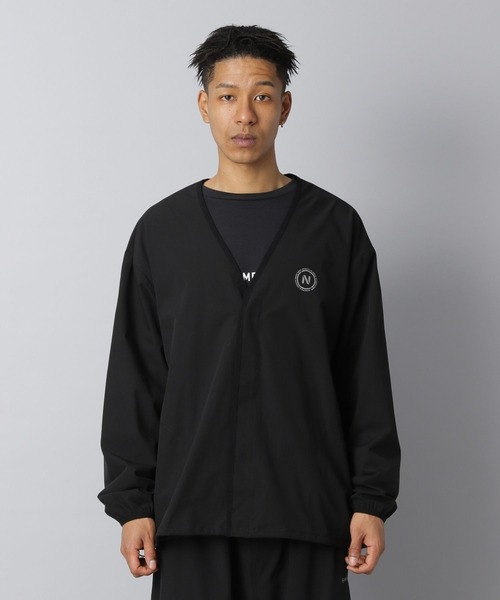 NUMERALS(ヌメラルズ)の「【NUMERALS】ライトシェルシャツカーディガン(カーディガン/ボレロ・メンズ・ブラック/カーキ・LARGE/MEDIUM)」の14枚目の写真