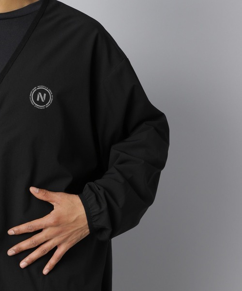 NUMERALS(ヌメラルズ)の「【NUMERALS】ライトシェルシャツカーディガン(カーディガン/ボレロ・メンズ・ブラック/カーキ・LARGE/MEDIUM)」の18枚目の写真