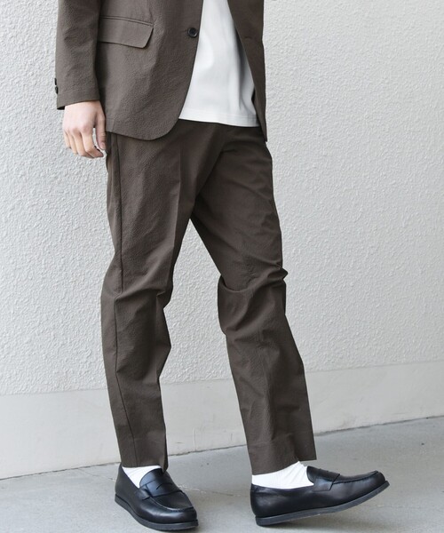 SHIPS any(シップス エニィ)の「SHIPS any:〈撥水/軽量/ストレッチ〉SOLOTEX(R) シアサッカー セットアップ スーツ 25SS◇(セットアップ・メンズ・ネイビー/ブラック/ブラウン・LARGE/X-LARGE/SMALL/MEDIUM)」の20枚目の写真