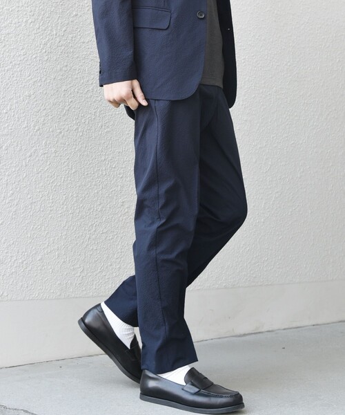 SHIPS any(シップス エニィ)の「SHIPS any:〈撥水/軽量/ストレッチ〉SOLOTEX(R) シアサッカー セットアップ スーツ 25SS◇(セットアップ・メンズ・ネイビー/ブラック/ブラウン・LARGE/X-LARGE/SMALL/MEDIUM)」の11枚目の写真