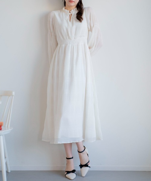 ノエラ プリーツリリーワンピ 新品未使用タグ付き セール】マジョリカプリーツワンピ(ワンピース)|Noela