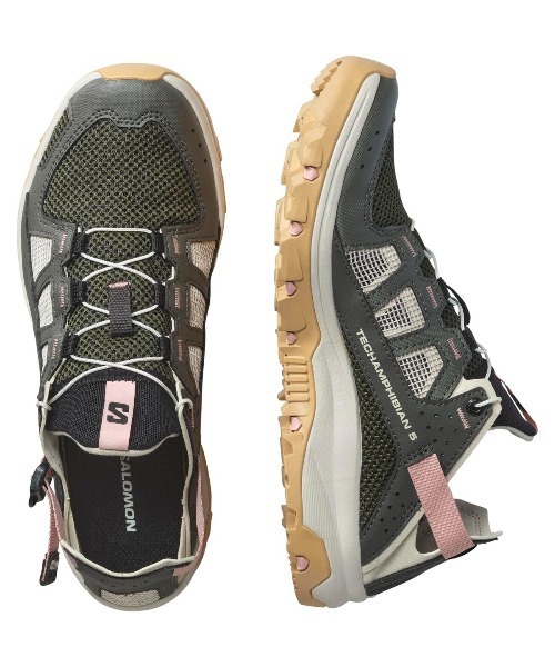 SALOMON（サロモン）の「Salomon TECHAMPHIBIAN 5 W（サロモン テック アンフィビアン 5）（サンダル・レディース・グリーン系・23cm/23.5cm/24cm/24.5cm/25cm）」の6枚目の写真