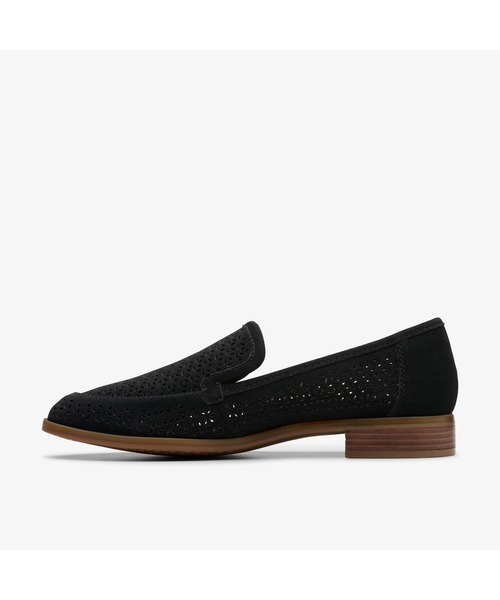 Clarks（クラークス）の「Trish Cove / トリッシュコーブ（ブラックスエード）（ローファー・レディース・ブラック・UK5/UK6/UK4/UK3/UK3.5/UK4.5/UK5.5）」の5枚目の写真