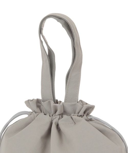 LAKOLE（ラコレ）の「ランチ巾着トートバッグ / 287226（お弁当箱・レディース・グリーン/グレー/アイボリー/ダークグレー・FREE）」の9枚目の写真