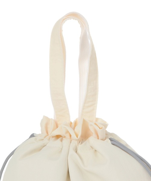 LAKOLE（ラコレ）の「ランチ巾着トートバッグ / 287226（お弁当箱・レディース・グリーン/グレー/アイボリー/ダークグレー・FREE）」の10枚目の写真