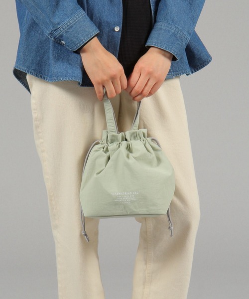 LAKOLE（ラコレ）の「ランチ巾着トートバッグ / 287226（お弁当箱・レディース・グリーン/グレー/アイボリー/ダークグレー・FREE）」の15枚目の写真