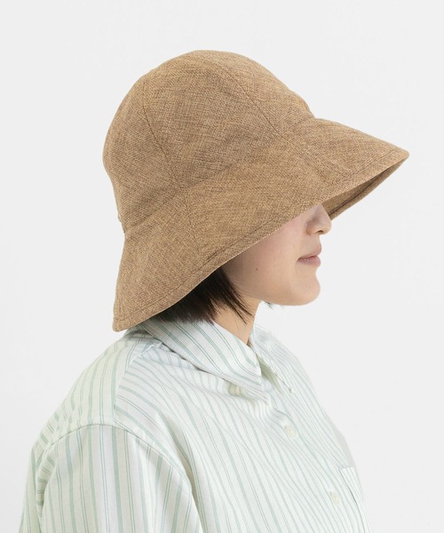 halo commodity（ハロ　コモディティー）の「halo commodity ハロコモディティー Roots Day Hat ルーツデイハット（ハット・レディース・ベージュ/ナチュラル・FREE）」の3枚目の写真