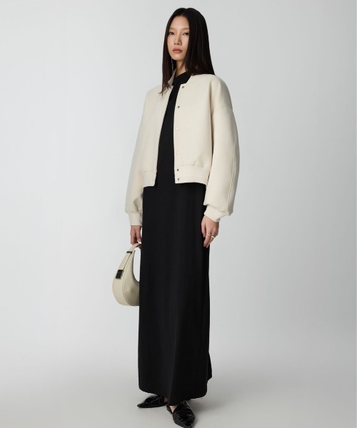 【最終SALE】todayful × studio doe ワンピース Studio Doe ワンピース Small slope neck straight shoulder