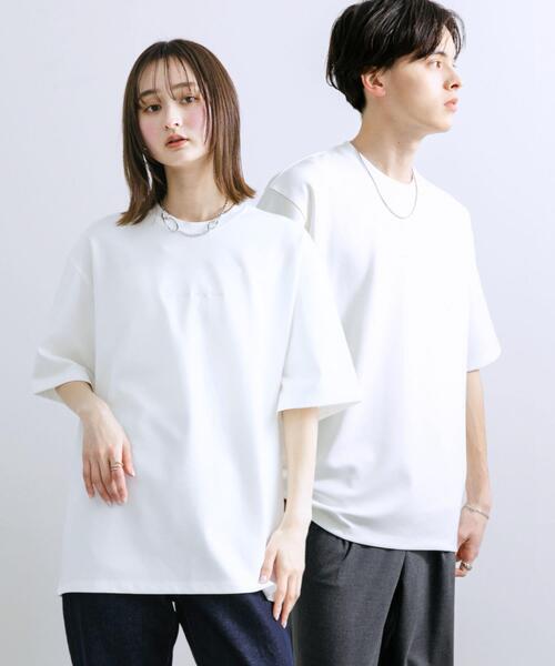 SENSE OF PLACE by URBAN RESEARCH(センスオブプレイスバイアーバンリサーチ)の「『ユニセックス』シシュウポンチショートスリーブTシャツ(Tシャツ/カットソー・メンズ・ネイビー/ライトベージュ/ホワイト/ホワイト系その他/グリーン/ブラック/チャコールグレー・LARGE/MEDIUM)」の3枚目の写真
