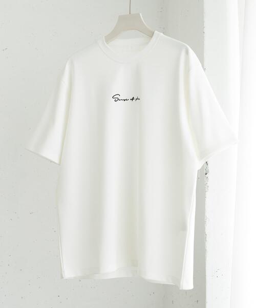 SENSE OF PLACE by URBAN RESEARCH(センスオブプレイスバイアーバンリサーチ)の「『ユニセックス』シシュウポンチショートスリーブTシャツ(Tシャツ/カットソー・メンズ・ネイビー/ライトベージュ/ホワイト/ホワイト系その他/グリーン/ブラック/チャコールグレー・LARGE/MEDIUM)」の16枚目の写真