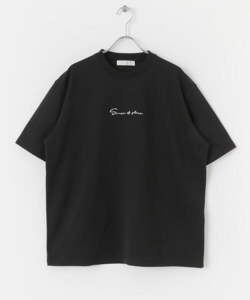 SENSE OF PLACE by URBAN RESEARCH(センスオブプレイスバイアーバンリサーチ)の「『ユニセックス』シシュウポンチショートスリーブTシャツ(Tシャツ/カットソー・メンズ・ネイビー/ライトベージュ/ホワイト/ホワイト系その他/グリーン/ブラック/チャコールグレー・LARGE/MEDIUM)」の19枚目の写真
