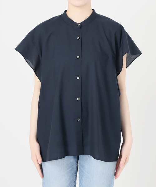 Spick & Span(スピックアンドスパン)の「フレアスリーブエアリーブラウス(シャツ/ブラウス・レディース・マルチ/その他10/ネイビー・FREE)」の7枚目の写真