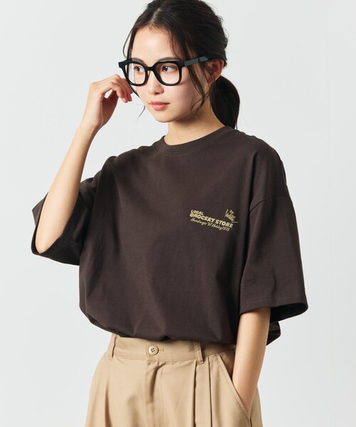 セール】限定展開 ビッグシルエット バックプリント クルー