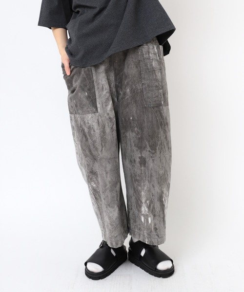 セール】R4322 9分丈のムラ染めアルマジロパンツ（その他パンツ  