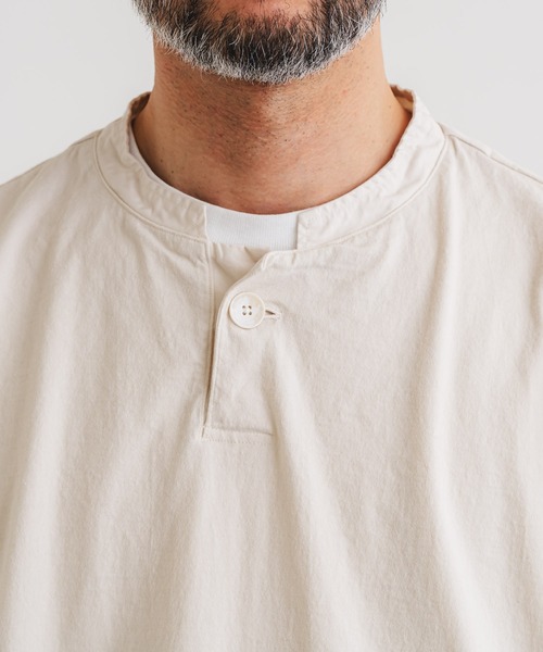 tシャツ ドライ度詰天竺7分袖ヘンリーネックプルオーバー レディース ドライ度詰天竺ヘンリーネックプルオーバー（Tシャツ/カットソー
