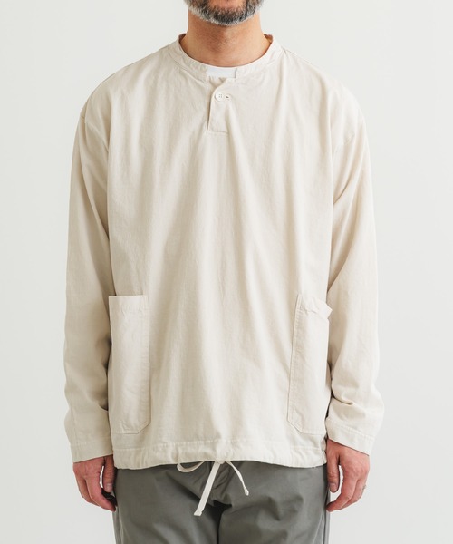 tシャツ ドライ度詰天竺7分袖ヘンリーネックプルオーバー レディース ドライ度詰天竺ヘンリーネックプルオーバー（Tシャツ/カットソー