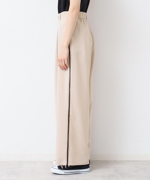 Dessin（デッサン）の「【セットアップ可能・洗える】タック入りワイドパンツ（S～L）（その他パンツ・レディース・ナチュラル/チャコールグレー/ピンク・02/01/03）」の17枚目の写真