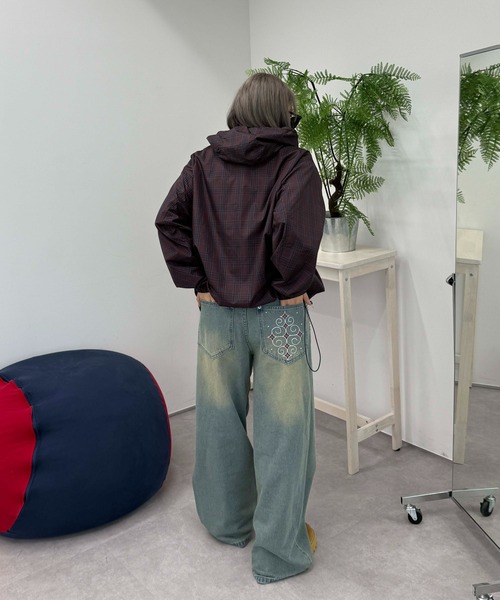 sedacle(セダクル)の「ヒップ配色デザインデニム(デニムパンツ・レディース・ブラック/ライトブルー・LARGE/SMALL/MEDIUM)」の18枚目の写真