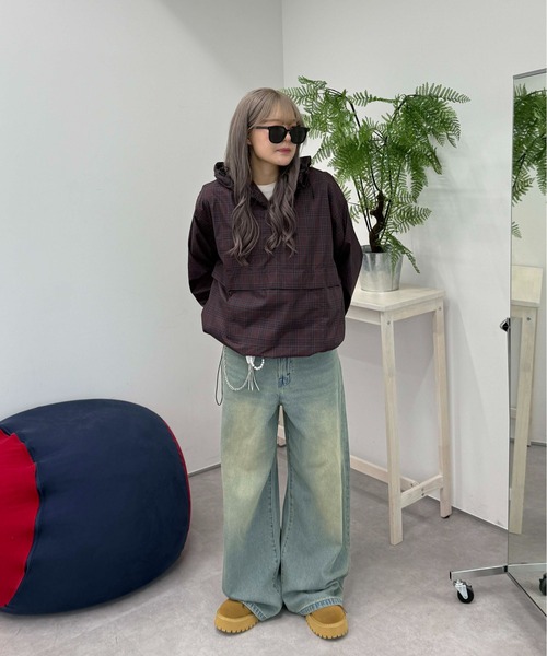 sedacle(セダクル)の「ヒップ配色デザインデニム(デニムパンツ・レディース・ブラック/ライトブルー・LARGE/SMALL/MEDIUM)」の16枚目の写真