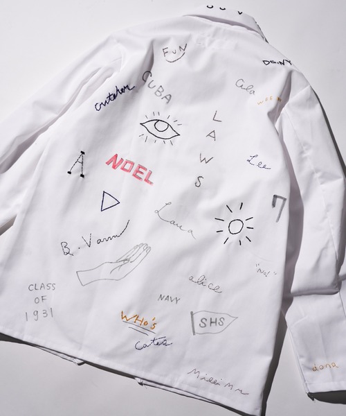 THRIFTY LOOK（スリフティールック）の「THRIFTY LOOK / スリフティールック MEMORIAL WHITE COUNTER COAT EMBROIDERY メモリアルジャケット 刺しゅう（その他アウター・メンズ・ホワイト・MEDIUM/X-LARGE/LARGE）」の20枚目の写真