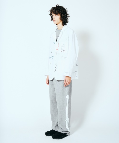 THRIFTY LOOK（スリフティールック）の「THRIFTY LOOK / スリフティールック MEMORIAL WHITE COUNTER COAT EMBROIDERY メモリアルジャケット 刺しゅう（その他アウター・メンズ・ホワイト・MEDIUM/X-LARGE/LARGE）」の4枚目の写真