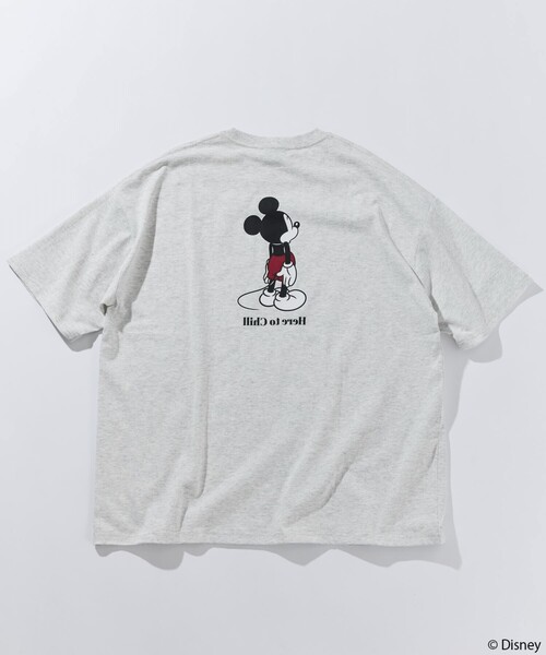 はち　両面　Disney ミッキーマウス Tシャツ 　バックプリント エイティーズU.S.A.製希少両面プリントミッキーTee〉80年代