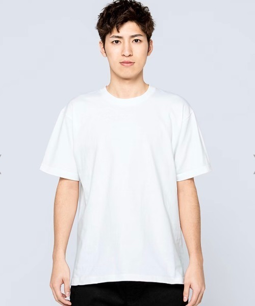 Printstar（プリントスター）の「7.4オンス ヘヴィウェイトTシャツ（Tシャツ/カットソー・メンズ・ブラック/チャコールグレー/ホワイト/ベージュ・SMALL/MEDIUM/LARGE/X-LARGE）」の5枚目の写真