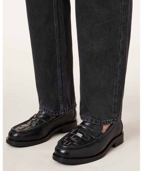 ALLSAINTS(オールセインツ)の「BLOOM LEATHER LOAFERS | BLOOM レザー ローファー(ローファー・メンズ・ブラック・UK7/UK8)」の3枚目の写真
