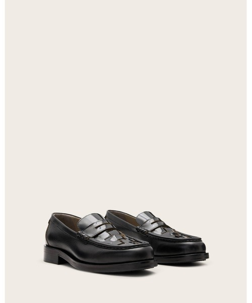 ALLSAINTS(オールセインツ)の「BLOOM LEATHER LOAFERS | BLOOM レザー ローファー(ローファー・メンズ・ブラック・UK7/UK8)」の4枚目の写真