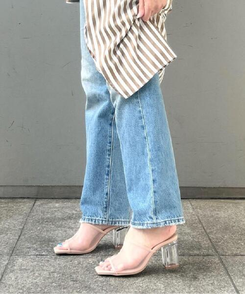 ESPERANZA(エスペランサ)の「チュールメッシュクリアヒールミュール(サンダル・レディース・ブラック系2/ピンク系7/アイボリー系2・LL/L/M/S)」の8枚目の写真