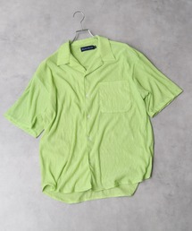 Art re A select（アトリエセレクト）の「-楊柳-ハーフスリーブ オープンカラーシャツ（シャツ/ブラウス）」