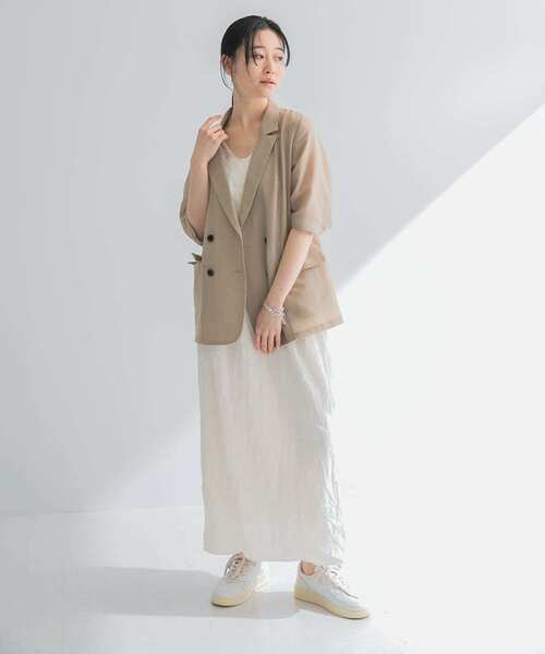 URBAN RESEARCH(アーバンリサーチ)の「『別注』GGG×URBAN RESEARCH クロップドワッシャートップス(タンクトップ・レディース・アイボリー/ブラック・FREE)」の13枚目の写真