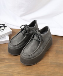 LOVEHUNTER（ラブハンター）の「LOVEHUNTER 厚底ウェッジソール ローファー/モカシン スニーカー（スニーカー）」