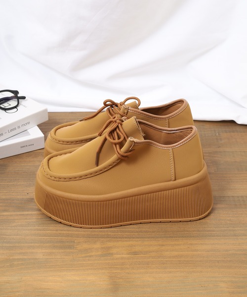 LOVEHUNTER(ラブハンター)の「LOVEHUNTER 厚底ウェッジソール ローファー/モカシン スニーカー(スニーカー・レディース・ベージュ/キャメル/ブラック×ホワイト/シルバー/ブラック×ブラック/ブラック/グレー/ホワイト/グレー系その他/ブラック系その他/イエロー系その他/ベージュ系その他/ベージュ系/ブラック系/イエロー系/グレー系・40/44/36/43/42/41/39/38/37)」の15枚目の写真