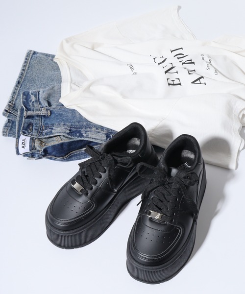 LOVEHUNTER(ラブハンター)の「LOVEHUNTER 厚底ウェッジソール ローファー/モカシン スニーカー(スニーカー・レディース・ベージュ/キャメル/ブラック×ホワイト/シルバー/ブラック×ブラック/ブラック/グレー/ホワイト/グレー系その他/ブラック系その他/イエロー系その他/ベージュ系その他/ベージュ系/ブラック系/イエロー系/グレー系・40/44/36/43/42/41/39/38/37)」の5枚目の写真