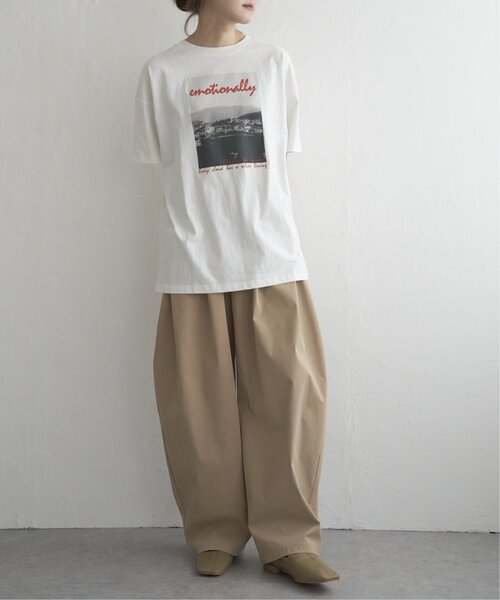 セール】フォトプリントカラーロゴオーバーTシャツ（Tシャツ