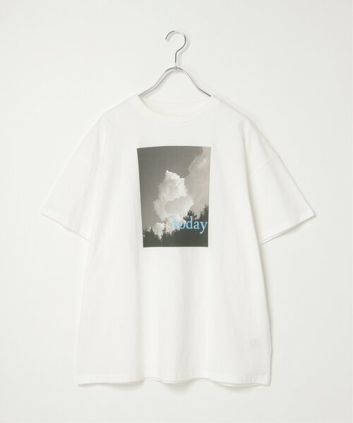 セール】フォトプリントカラーロゴオーバーTシャツ（Tシャツ