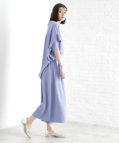 THE SHOP TK (ザ ショップ ティーケー )の「◆フレアスカーチョ【防シワ/接触冷感/洗濯機OK/セットアップ可】(その他パンツ・レディース・ベージュ/ブラック/ブルー・13/12/11)」の14枚目の写真
