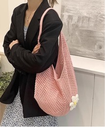 AsheKsha（アシクシャ）の「【新作】中空編みショルダーバッグ（ショルダーバッグ）」