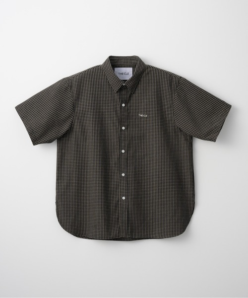 THE CLE(ザクレ)の「HERITAGE CHECK SHIRT / ヘリテージチェックシャツ【チェック柄】 シャツ トップス メンズ(シャツ/ブラウス・メンズ・ブラック/アイボリー・SMALL/MEDIUM/LARGE)」の1枚目の写真