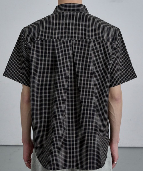 THE CLE(ザクレ)の「HERITAGE CHECK SHIRT / ヘリテージチェックシャツ【チェック柄】 シャツ トップス メンズ(シャツ/ブラウス・メンズ・ブラック/アイボリー・SMALL/MEDIUM/LARGE)」の6枚目の写真