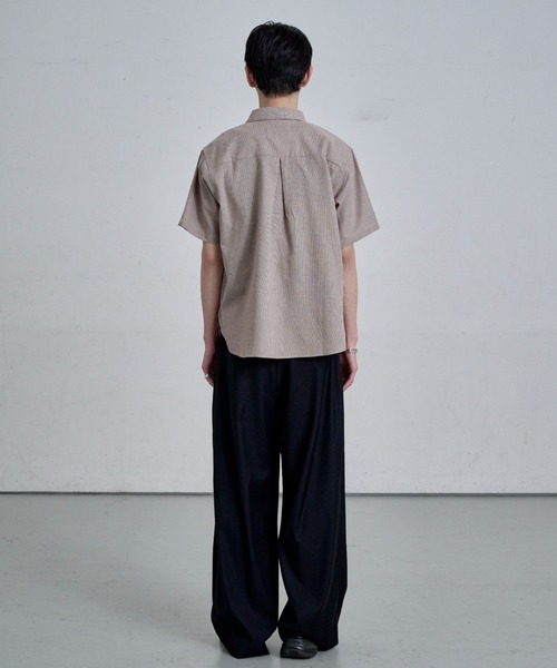 THE CLE(ザクレ)の「HERITAGE CHECK SHIRT / ヘリテージチェックシャツ【チェック柄】 シャツ トップス メンズ(シャツ/ブラウス・メンズ・ブラック/アイボリー・SMALL/MEDIUM/LARGE)」の10枚目の写真